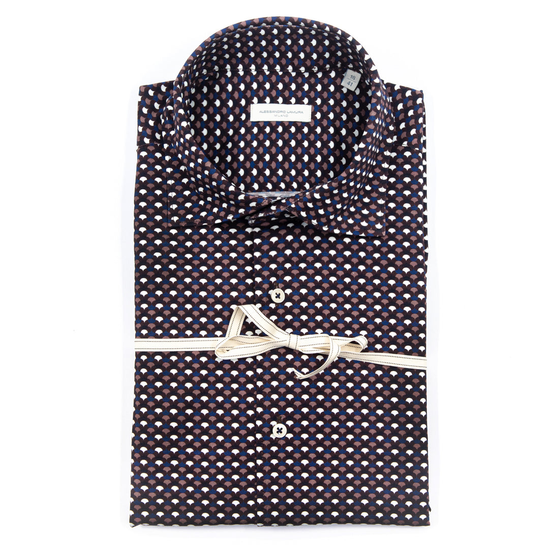 Camicia Fantasia Geometrica Multicolore