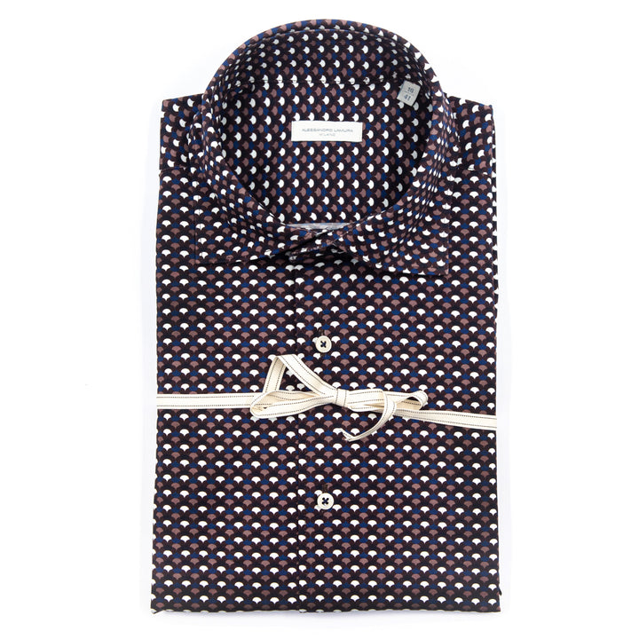 Camicia Fantasia Geometrica Multicolore