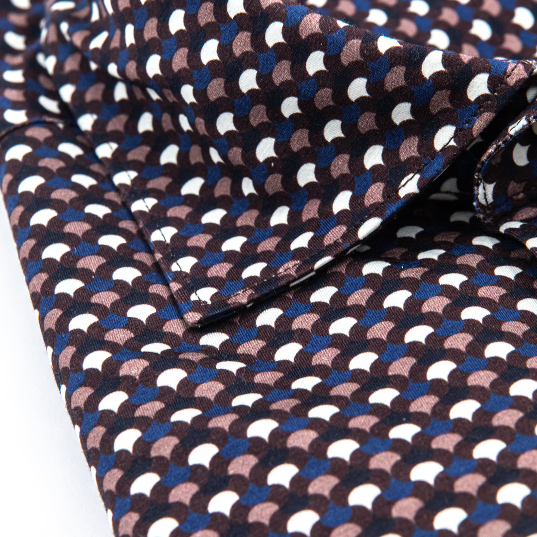 Camicia Fantasia Geometrica Multicolore